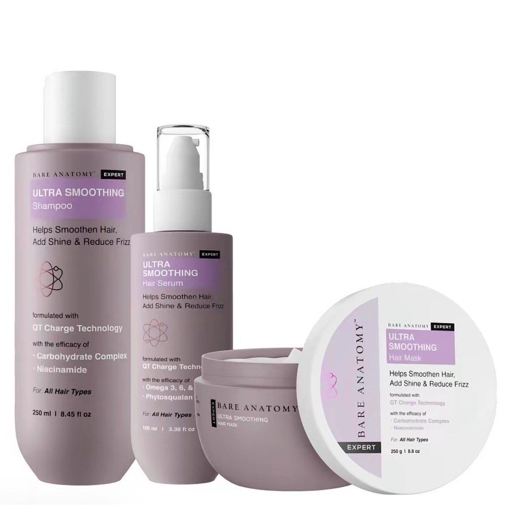 Ultra Smoothing Hair Set - Mauve & White